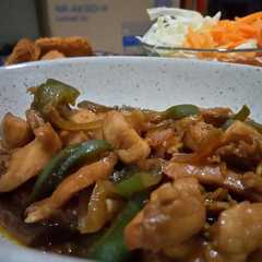 A picture of Chicken Yakiniku ala Hokben.