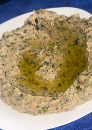 صورة لوصفة بابا غنوج بطريقتي