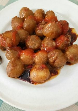 Foto resep Cilok isi telur dadar