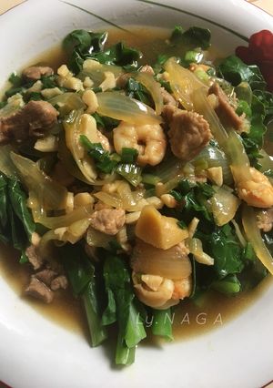 Foto resep Kailan cah daging