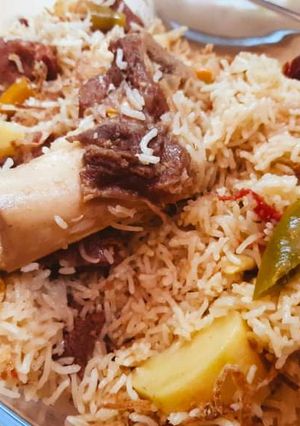 A picture of Beef Pilau.