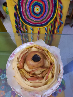 عکسی از دستور پای سیب گل بروش خودم