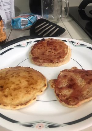 Una foto de Pancakes de avena