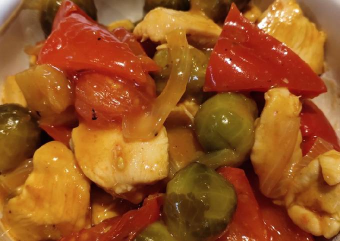 Steps to Prepare Favorite Sweet and Sour Chicken Breast