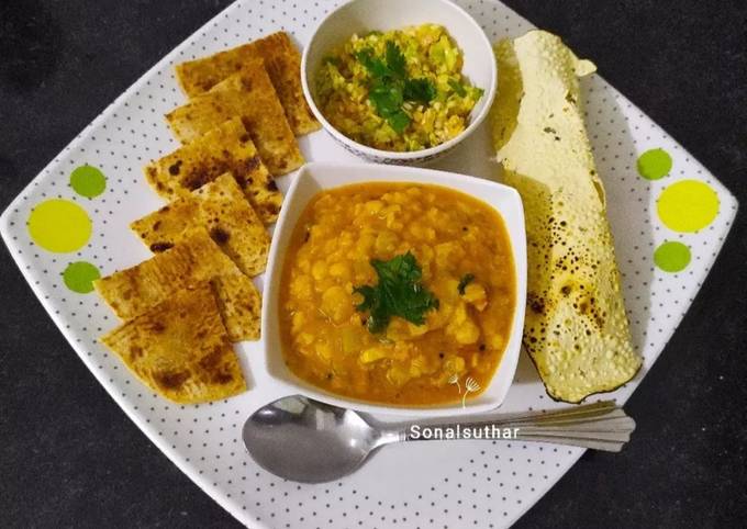 Lauki Chana Daal Curry Recipe by Sonal Gaurav Suthar - Cookpad