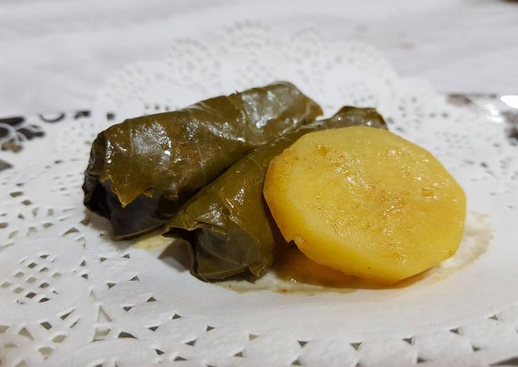 محشي ورق العنب 😋