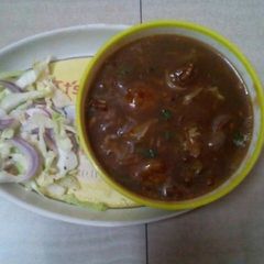 A picture of Manchuriyan soup.