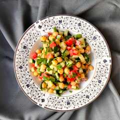 🇱🇧 سالاد نخود (سلطة الحمص) (Chickpea Salad)-レシピのメイン写真