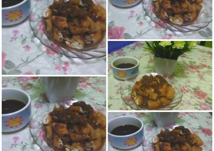 Cara mengolah Tahu gejrot ma2 Rakha yang Bisa Manjain Lidah