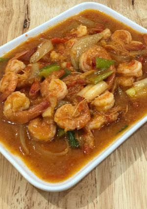 Foto resep Udang saos padang