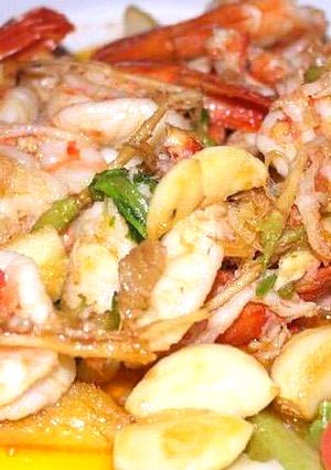 รูปของ ยำกุ้งกระเทียม