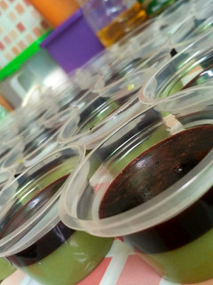 Foto resep Puding Matcho (Matcha & Chocolate)