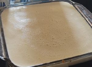 Una foto de Flan napolitano con queso Philadelphia