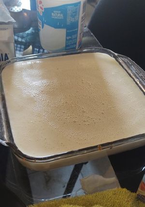 Una foto de Flan napolitano con queso Philadelphia
