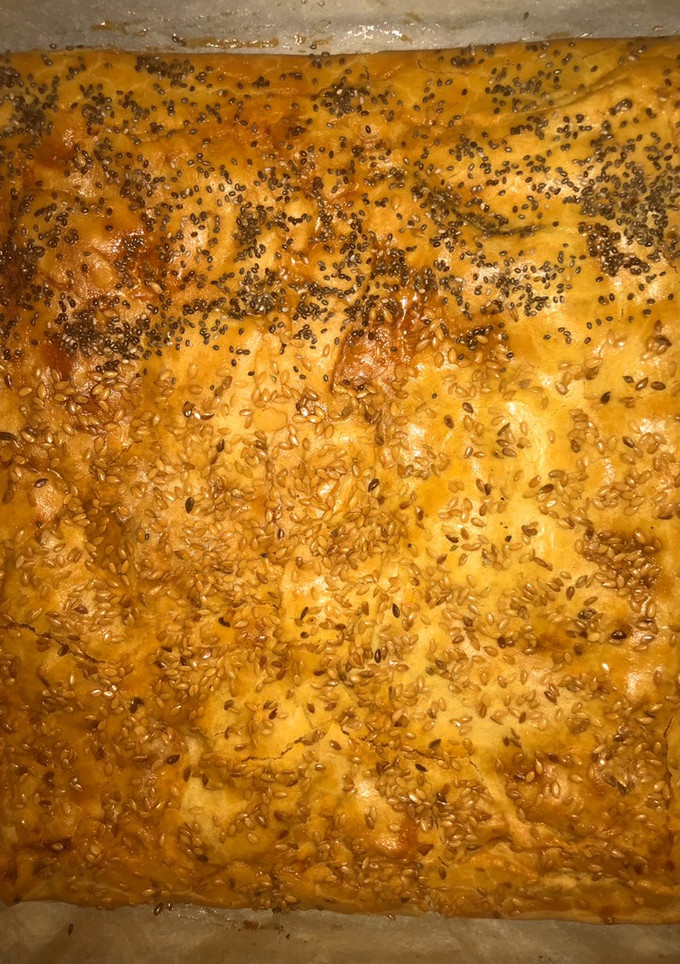 Una foto de Empanada de pisto sin gluten