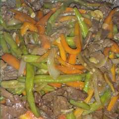รูปของ Daging sapi tumis buncis wortel