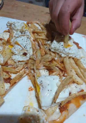 Una foto de Pizza paisana