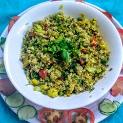 A picture of Millet upma.
