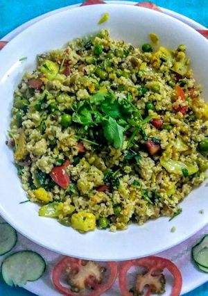 A picture of Millet upma.