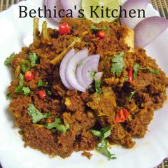 A picture of Coconut Mutton Roast.