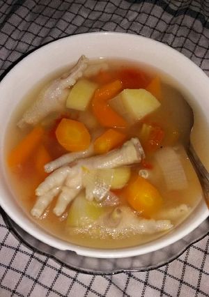 Foto resep Sup ceker ayam simpel
