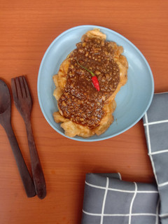 Foto resep Tahu Telur Sambal Kacang