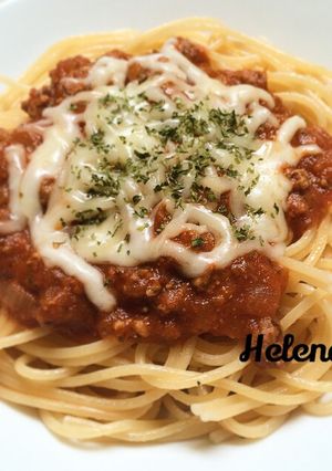 Foto resep Spaghetti Bolognese / Saus Bolognese Homemade