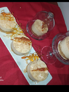 Una foto de Tartaletas mousse de turrón