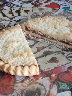 Una foto de Tarta de coco con dulce de leche 🤤