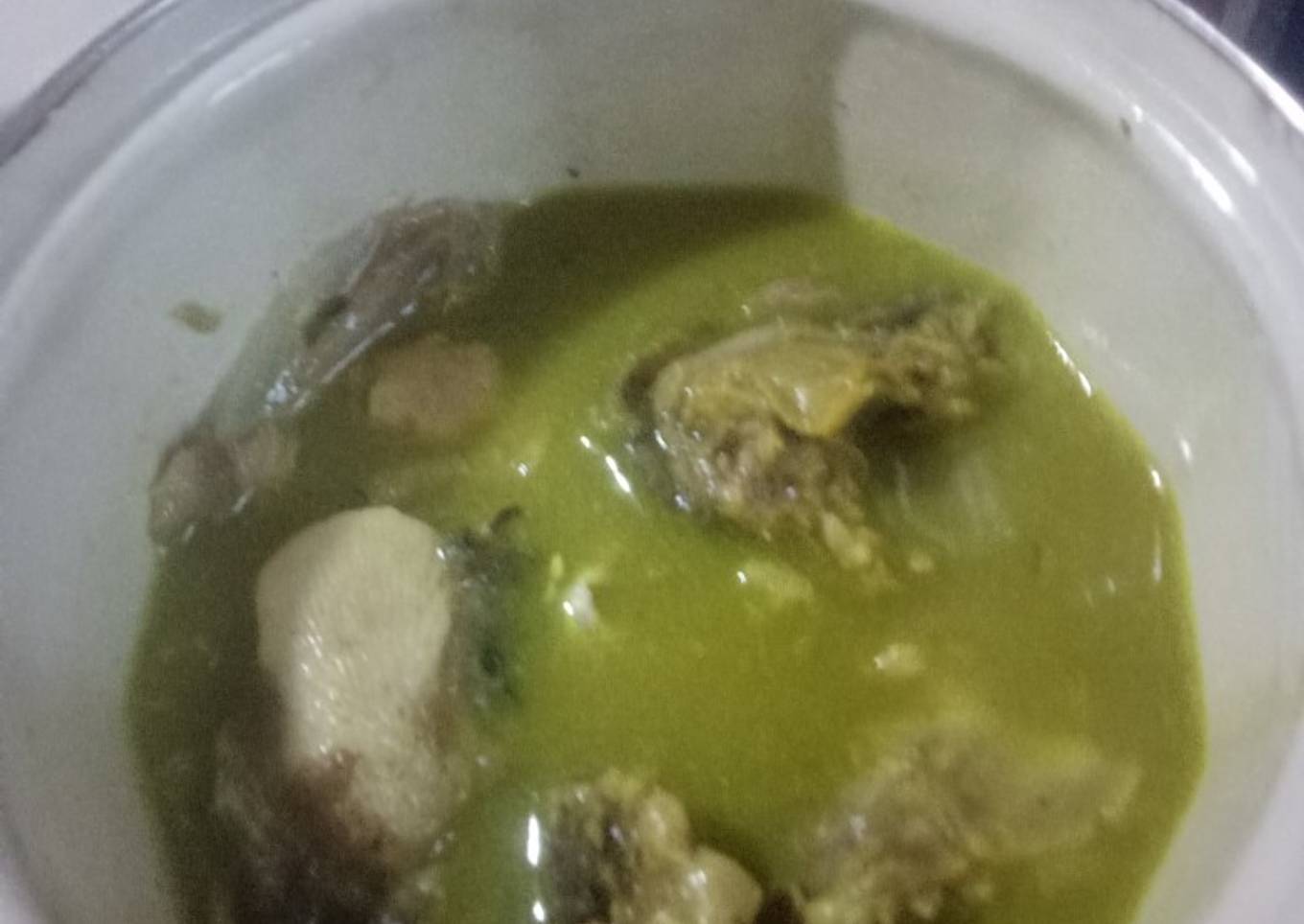 Kepala ikan otek/mayong bumbu kuning (gangan asam banjar)