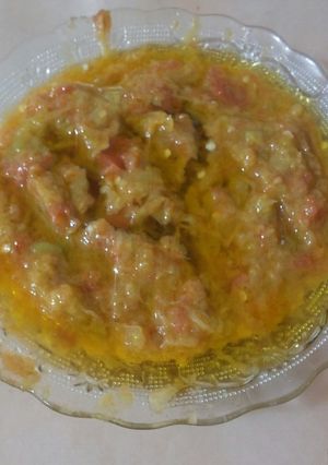 صورة لوصفة حميس في طنجرة الضغط(شليطة)