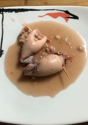 Una foto de Chipirones rellenos