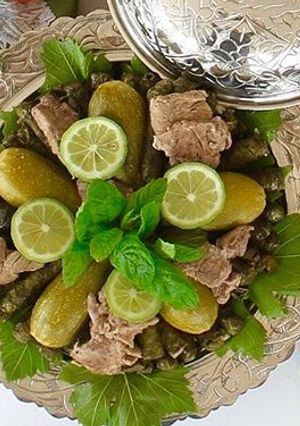 صورة لوصفة كوسا وورق عنب باللحمة