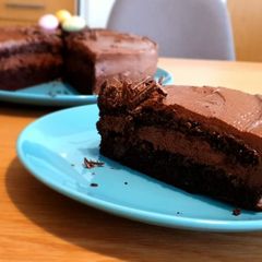 A picture of Chocolate fudge cake.