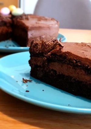 A picture of Chocolate fudge cake.
