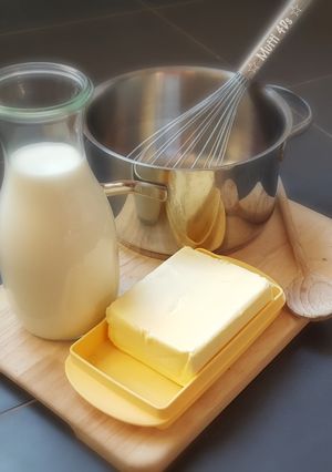 Foto resep Krim Susu (Bahan Dasar Whip Cream)