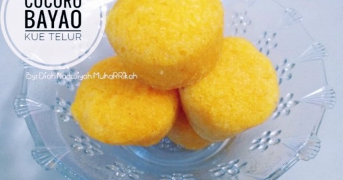 Resep Cucuru Bayao (Kue Telur) Kue Makassar oleh Diah Nadwiyah ...