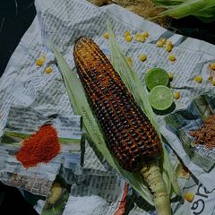 A picture of Grilled corn.