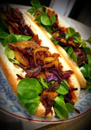 Une photo de Hot-dog végétarien