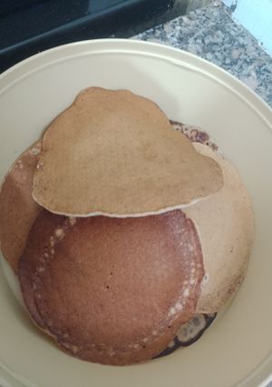 Una foto de Pancakes de Banana y Avena, sin huevo