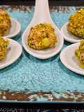 Bombones de foie y pistacho