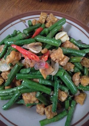Foto resep Tumis Kacang Tempe Saus Tiram