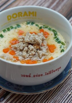รูปของ ไข่ตุ๋นหมูสับ (ไมโครเวฟ)