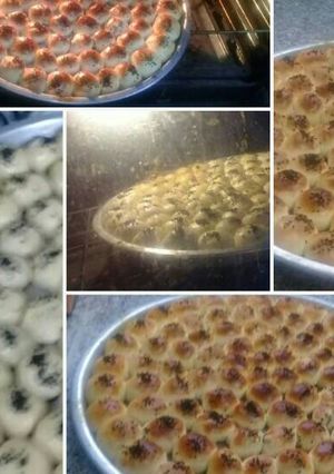 صورة لوصفة خلية النحل بخلطة الدجاج وبخلطة البطاطا