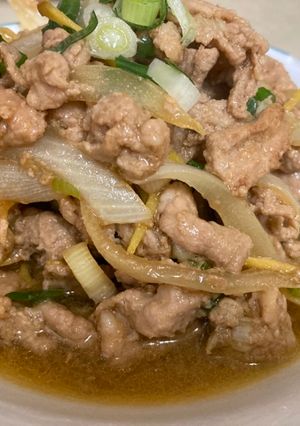 薑汁豬肉 的食譜成品照片