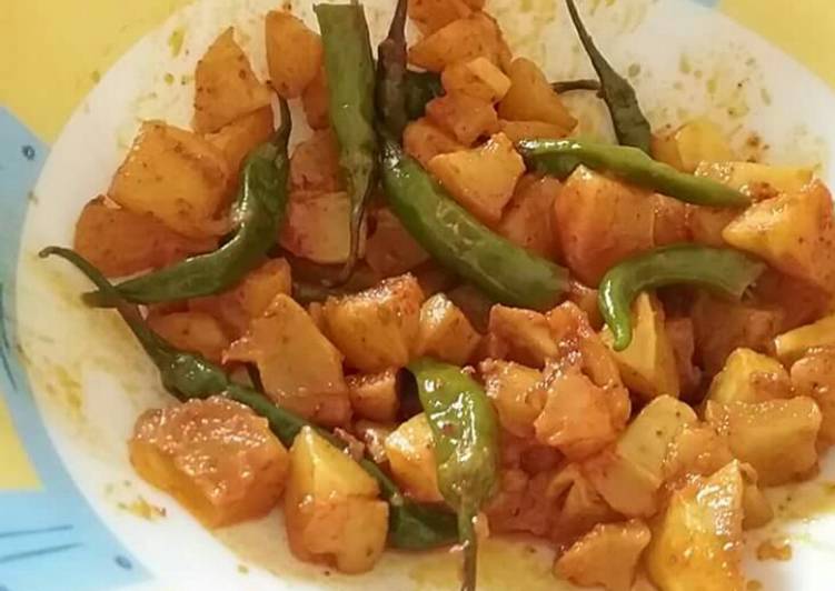 Kachcha aam and green chilli instant achar