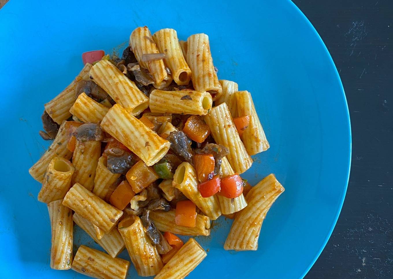Pasta with Mushroom and Paprika