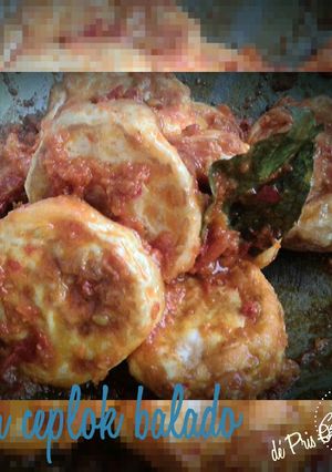 Foto resep Telor ceplok balado