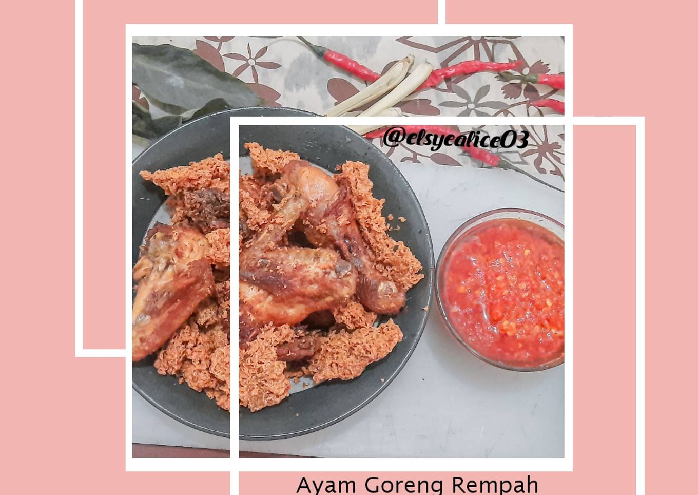 Ayam Goreng Rempah Sambal Hainan