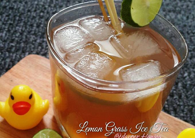 Anti Ribet, Membuat Es Teh Serai dengan Jeruk Nipis Bunda Pasti Bisa